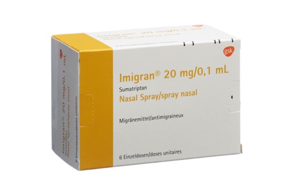 Imigran spray nasal 20 mg 6 x 1 dos