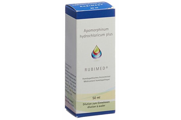 Rubimed apomorphinum hydrochlorid plus gouttes 50 ml