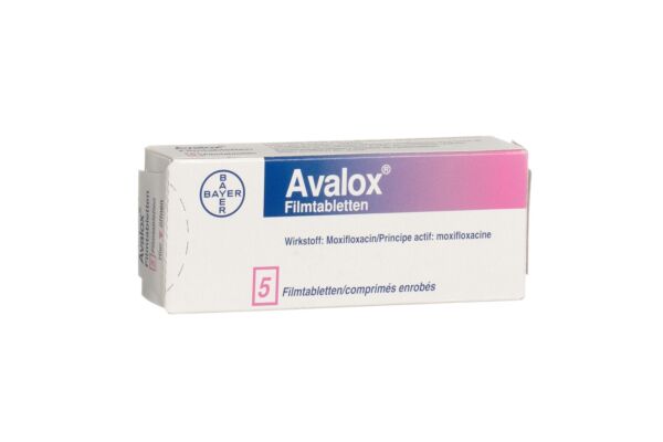 Avalox cpr pell 400 mg 5 pce