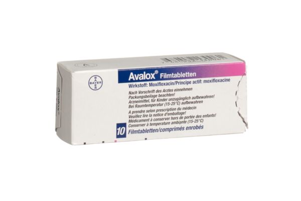 Avalox cpr pell 400 mg 10 pce