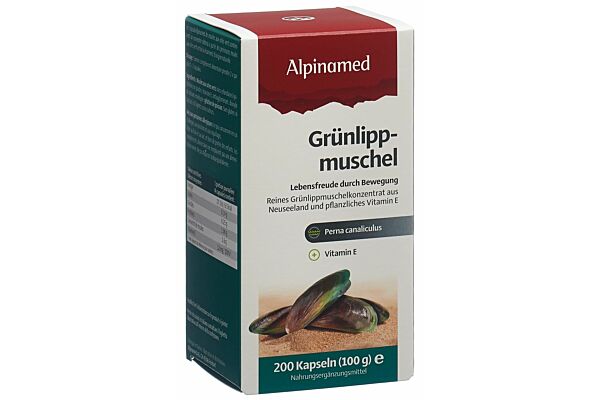 ALPINAMED Moule aux orles verts caps 400 mg 200 pce