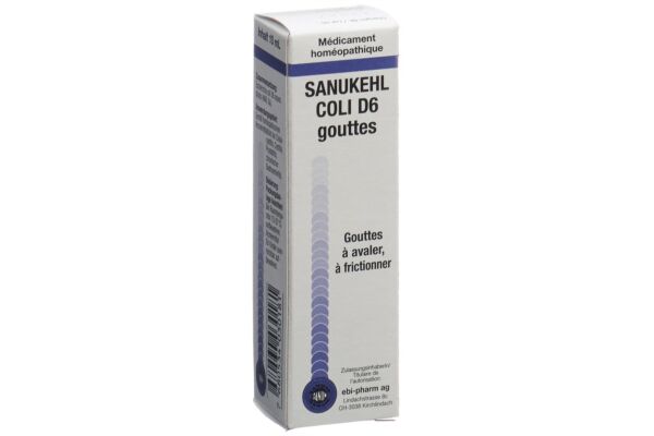 Sanukehl coli gouttes 6 D fl 10 ml