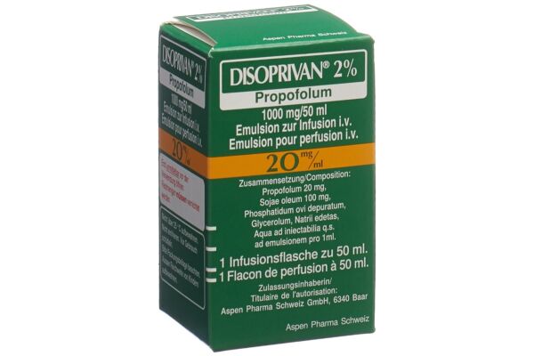 Disoprivan 2% Inf Emuls 1 g/50ml Durchstf 50 ml