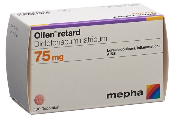 Olfen retard Depotabs 75 mg 100 Stk