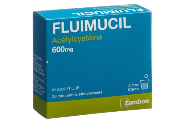 Fluimucil cpr eff 600 mg adult citron 30 pce