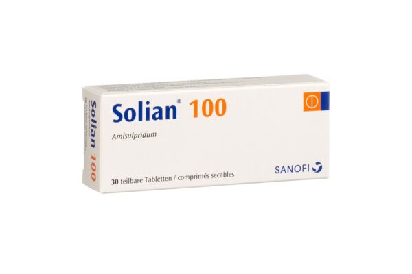 Solian cpr 100 mg sécables 30 pce