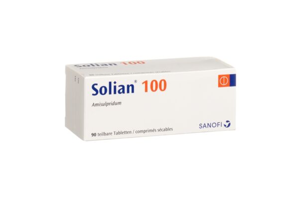 Solian Tabl 100 mg teilbar 90 Stk