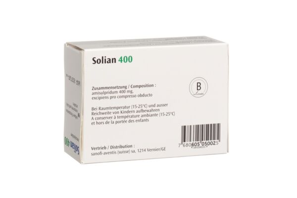 Solian cpr pell 400 mg sécables 90 pce