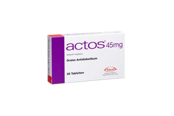 Actos cpr 45 mg 28 pce