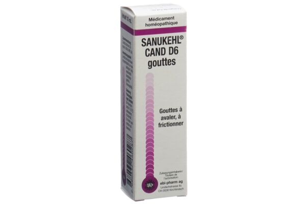 Sanukehl Cand gouttes 6 D 10 ml