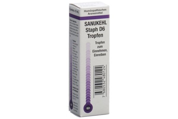 Sanukehl Staph Tropfen D 6 Fl 10 ml