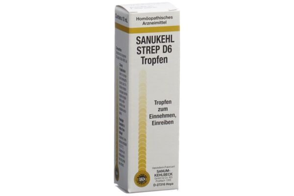 Sanukehl Strep Tropfen D 6 Fl 10 ml