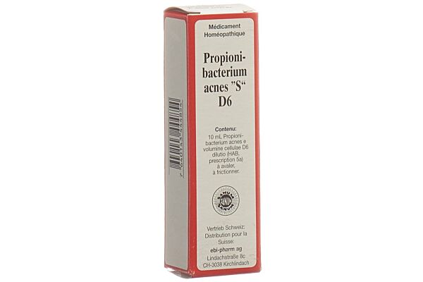 Sanum propionibacterium acnes gouttes 6 D 10 ml