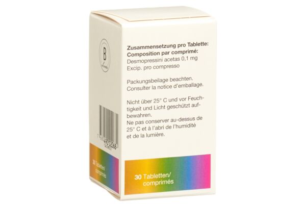 Minirin Tabl 0.1 mg Ds 30 Stk
