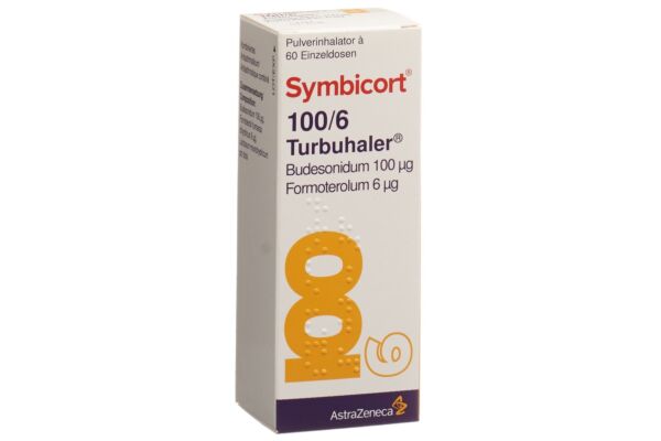 Symbicort 100/6 Turbuhaler Inh Plv 60 Dos
