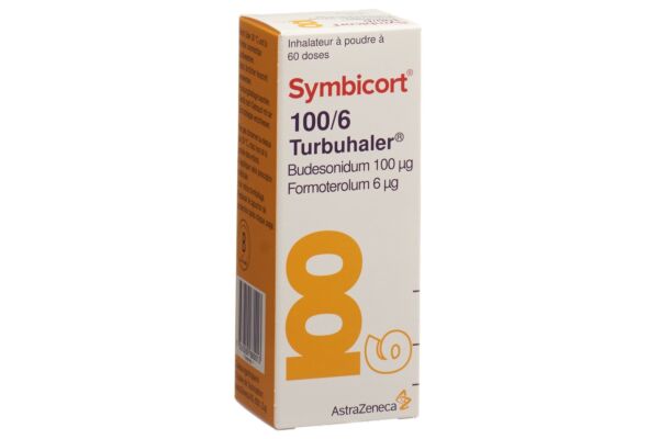 Symbicort 100/6 turbuhaler pdr inh 60 dos