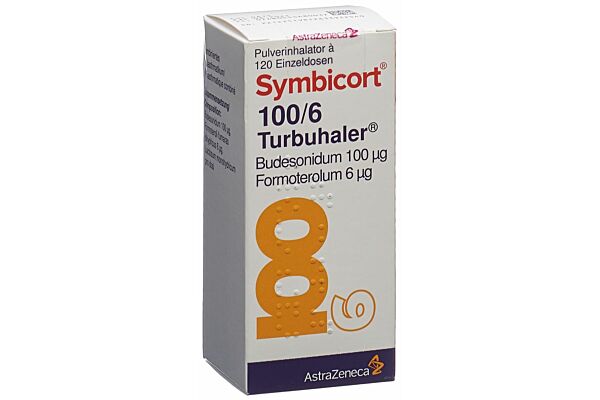 Symbicort 100/6 Turbuhaler Inh Plv 120 Dos