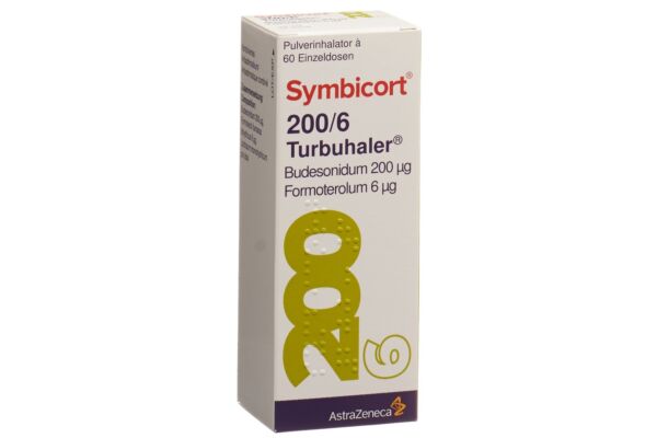Symbicort 200/6 turbuhaler pdr inh 60 dos
