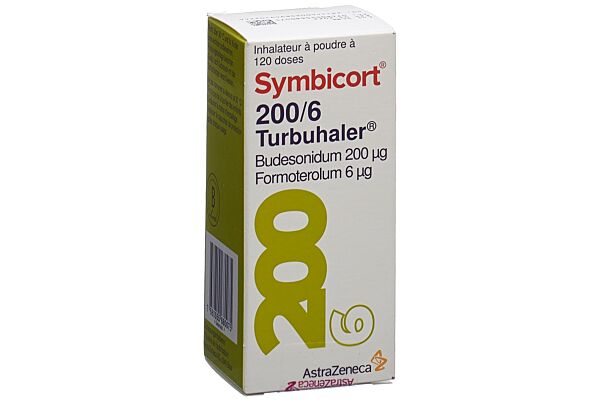 Symbicort 200/6 Turbuhaler Inh Plv 120 Dos