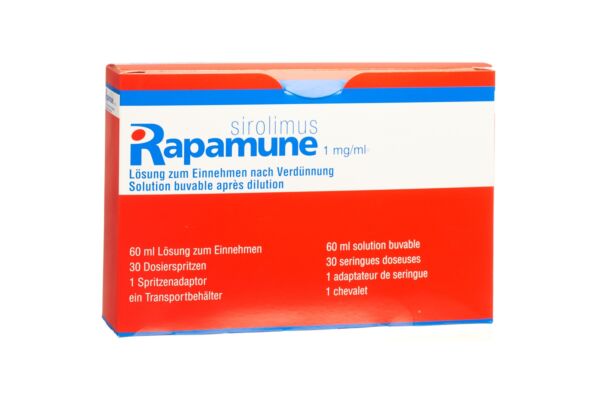 Rapamune sol 1 mg/ml fl 60 ml