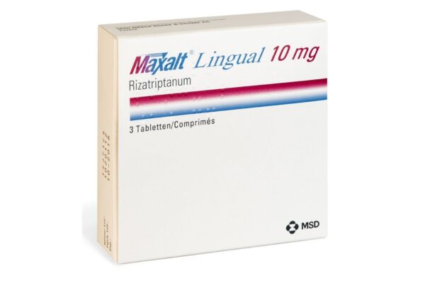 Maxalt Lingual Schmelztabl 10 mg 3 Stk