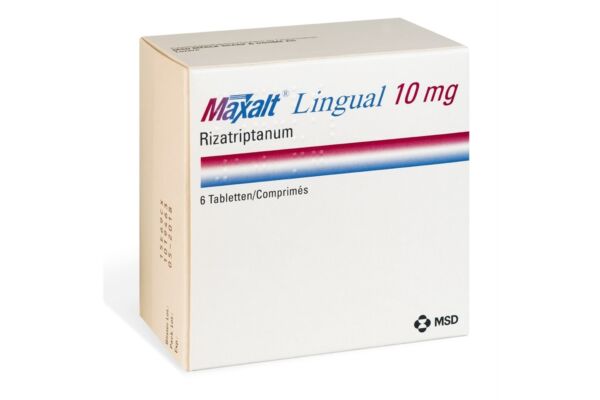 Maxalt Lingual Schmelztabl 10 mg 6 Stk
