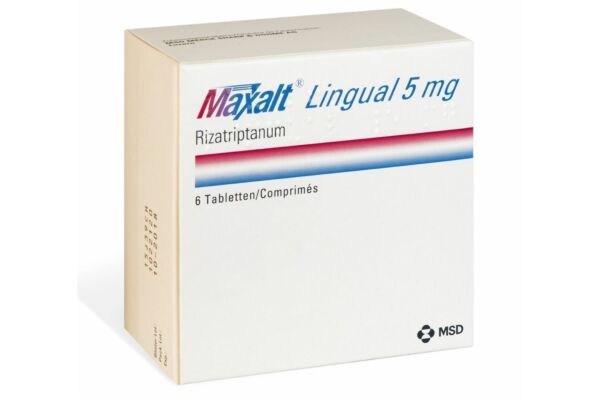 Maxalt Lingual Schmelztabl 5 mg 6 Stk