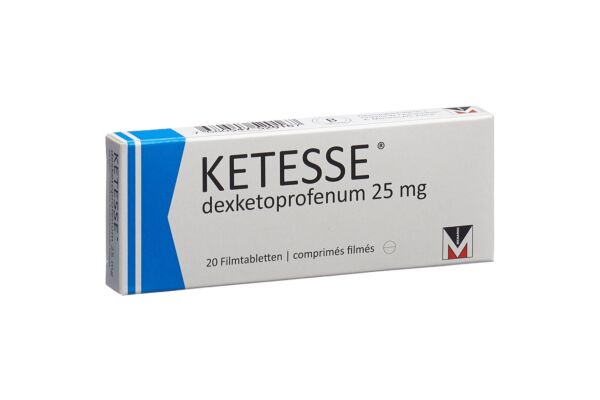 Ketesse cpr pell 25 mg 20 pce