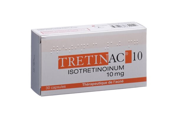 Trétinac caps moll 10 mg 30 pce