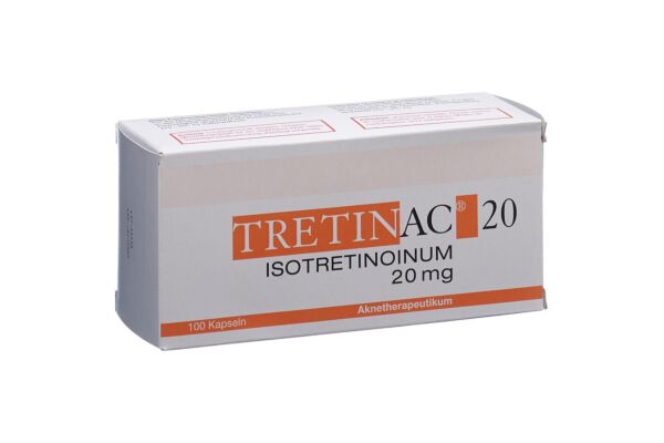 Trétinac 20 mg capsules molles 100 pce