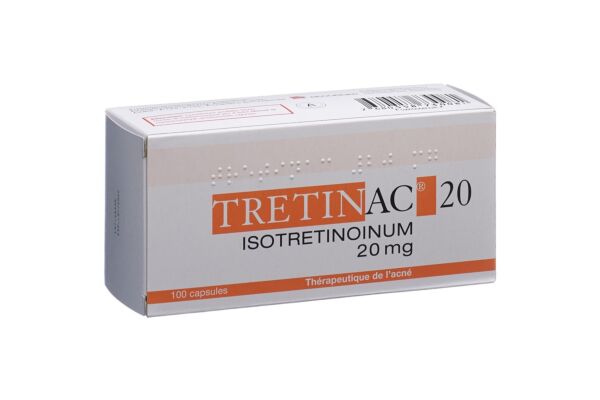 Trétinac 20 mg capsules molles 100 pce