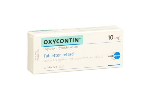 Oxycontin cpr ret 10 mg 30 pce