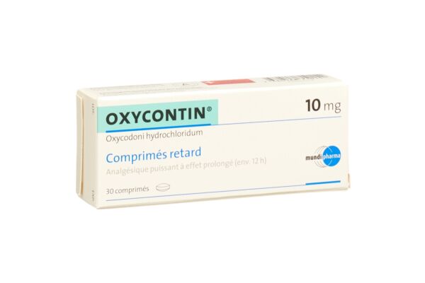 Oxycontin cpr ret 10 mg 30 pce