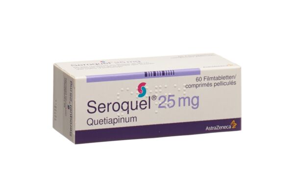 Seroquel cpr pell 25 mg 60 pce