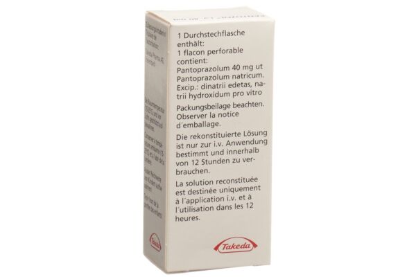 Pantozol Trockensub 40 mg i.v. Durchstf