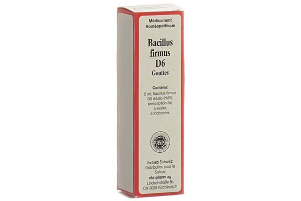 Sanum bacillus firmus gouttes 6 D 5 ml