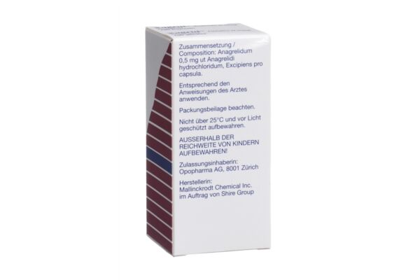 Xagrid Kaps 0.5 mg Ds 100 Stk