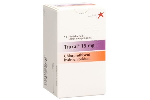 Truxal cpr pell 15 mg bte 50 pce