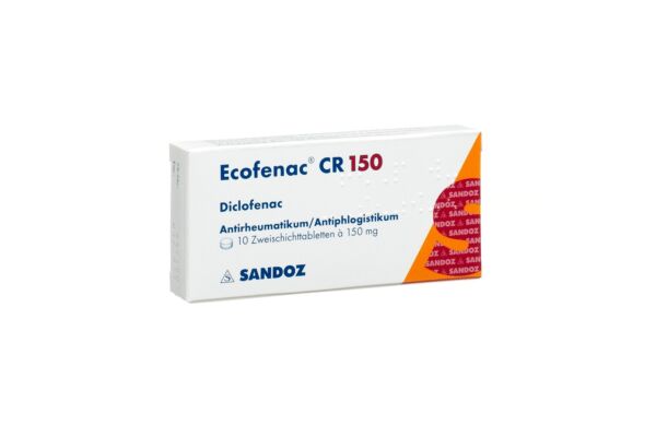 Ecofenac CR Tabl 150 mg 10 Stk
