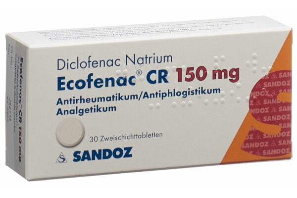 Ecofenac CR Tabl 150 mg 30 Stk
