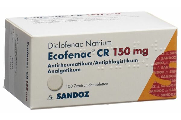 Ecofenac CR Tabl 150 mg 100 Stk