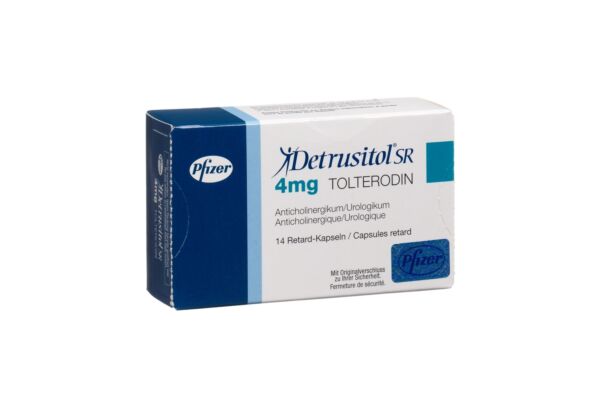 Detrusitol SR caps ret 4 mg 14 pce