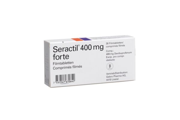 Seractil cpr pell 400 mg forte 30 pce