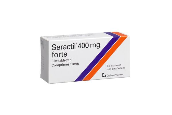 Seractil Filmtabl 400 mg forte 50 Stk