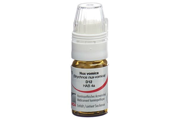 Omida Nux vomica Glob D 12 mit Dosierhilfe 4 g