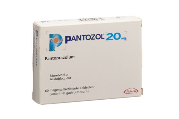 Pantozol cpr pell 20 mg 60 pce