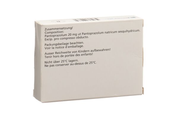 Pantozol cpr pell 20 mg 60 pce