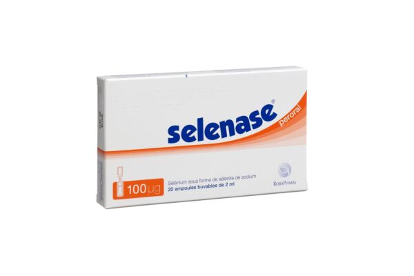 Selenase peroral Lös 100 mcg/2ml 20 Trinkamp 2 ml