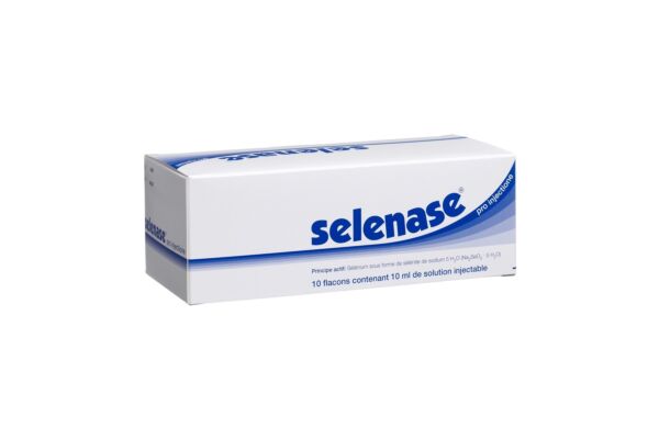Selenase pro inject Inj Lös 500 mcg/10ml Vial 10 Stk