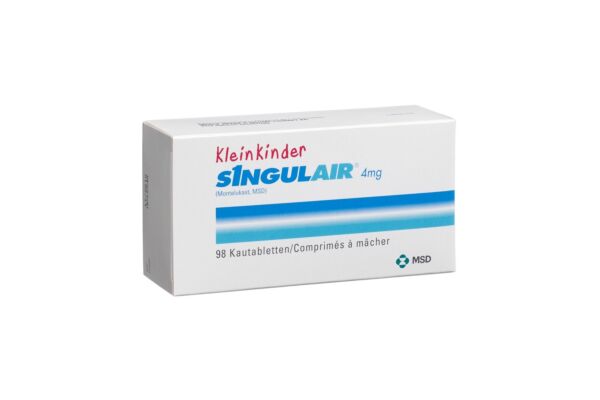 Singulair Kautabl 4 mg Kleink 98 Stk